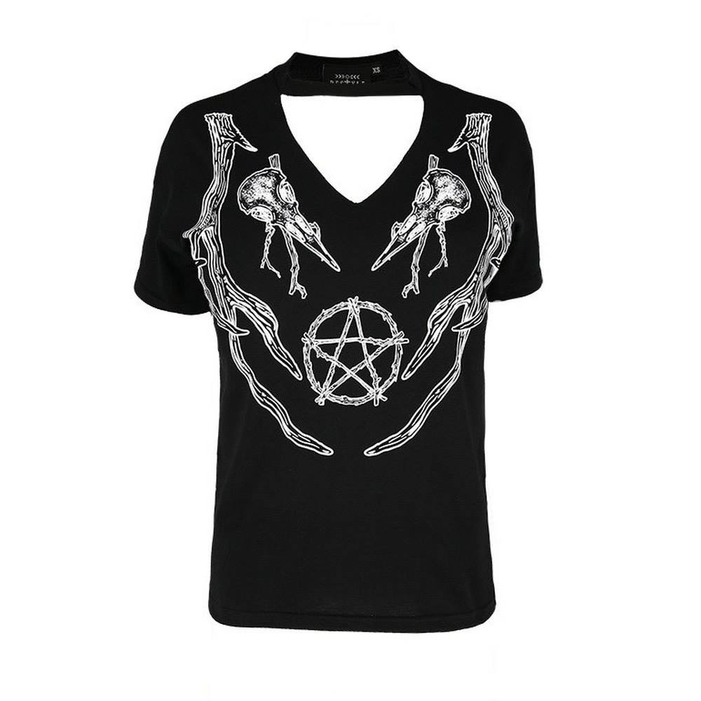 Restyle - Antlers pagan Top - Schwarz Product image